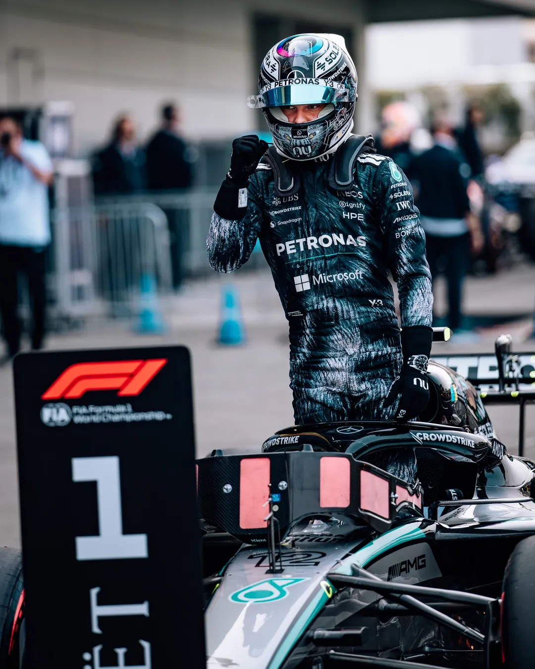Nuevo 1-2 para Mercedes: Kimi Antonelli se quedó con la pole en Suzuka. 
