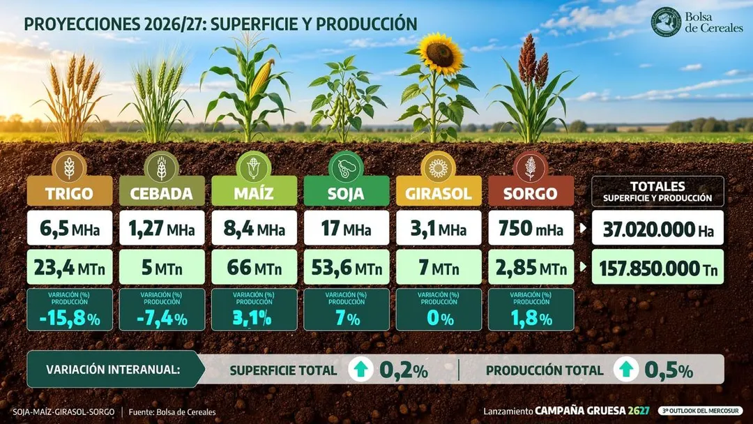 Las proyecciones de la campaña 2026/2027.