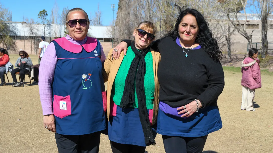 Paola Rodríguez, Lourdes Rubini y Rosana Ferreyra.