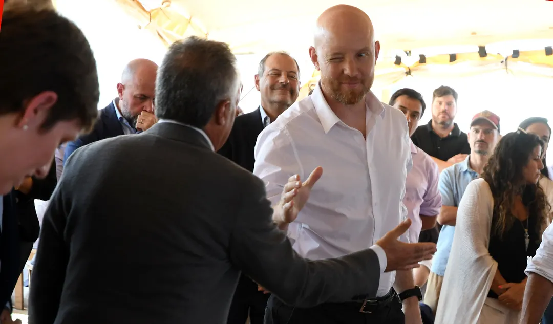 Esteban Allasino, intendente de Luján de Cuyo. 