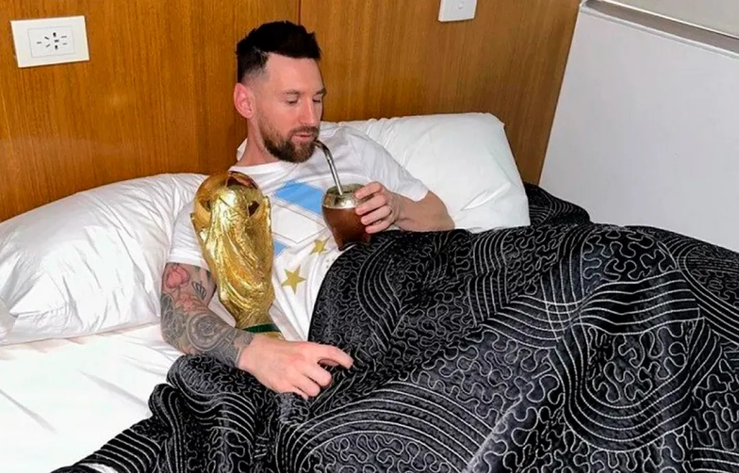 Lionel Messi Leo y su mate fueron furor en Instagram.