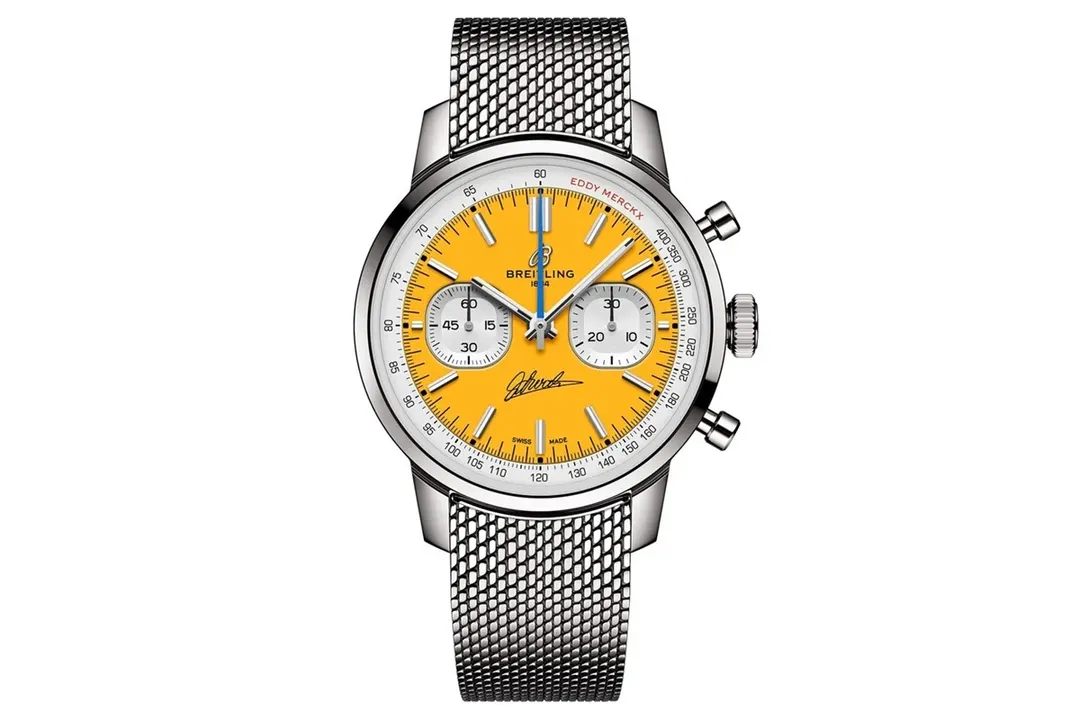 Breitling Top Time B01: edición limitada con esfera amarilla en homenaje a la leyenda belga.