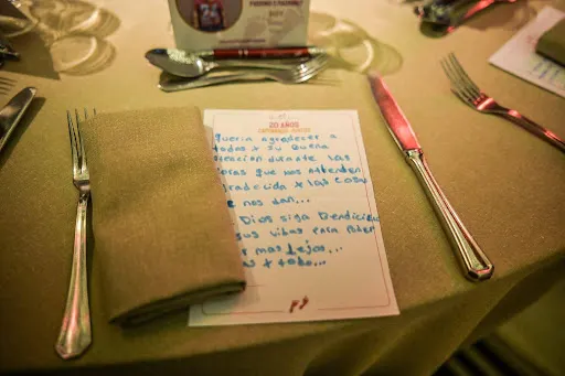 Las mamás que forman parte de Haciendo Camino le dejaron un mensaje a los invitados.
