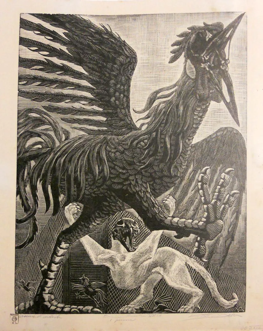 Una de las ilustraciones de Danza Macabra.