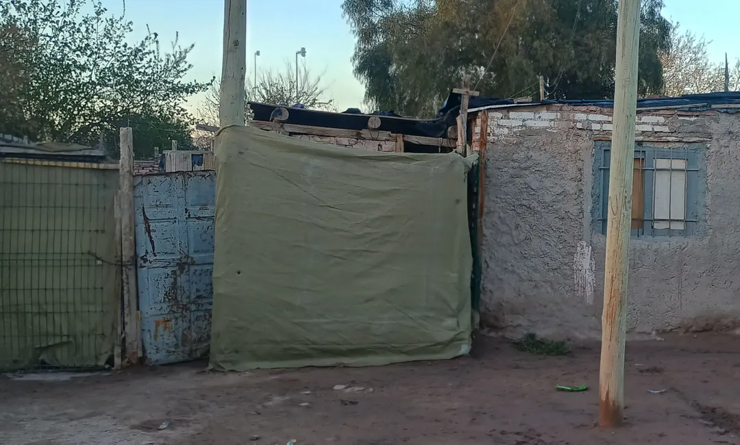 La vivienda en donde ocurrió el ataque en el que fue asesinado Leonel Santino Ortiz de 7 años.