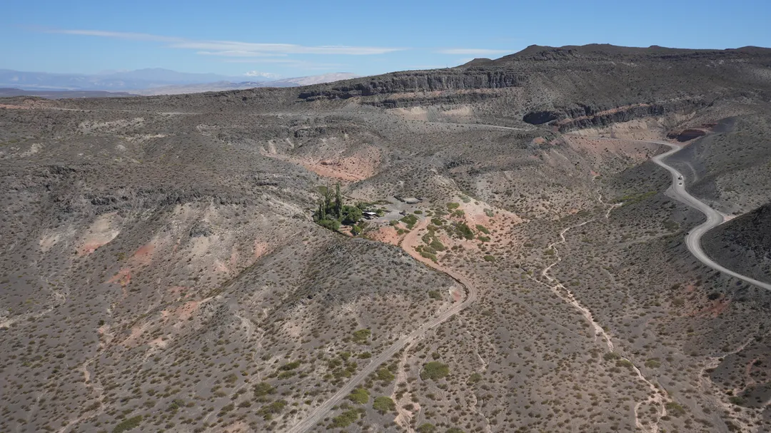 Cañadón Amarilla, la zona donde Quintana-TSB comenzará con las perforaciones. 
