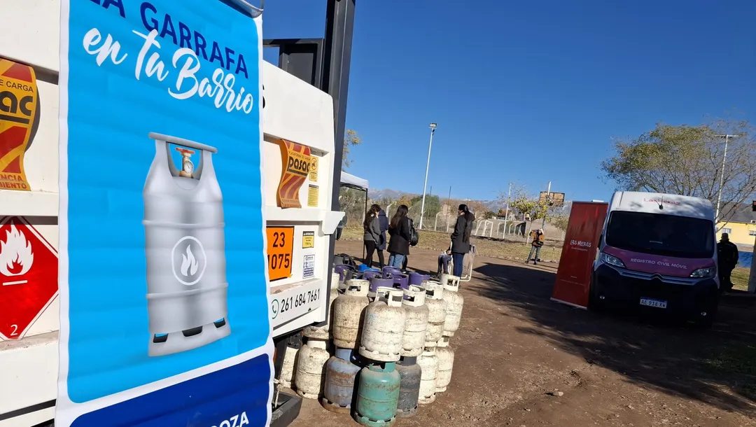 El operativo de la garrafa subsidiada pasará por distintos barrios de Mendoza.
