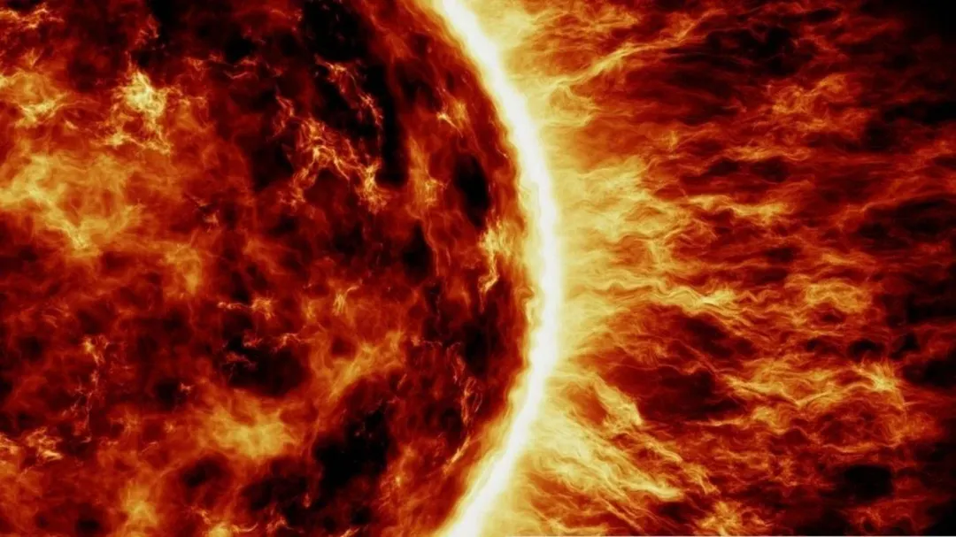 Tormenta solar.