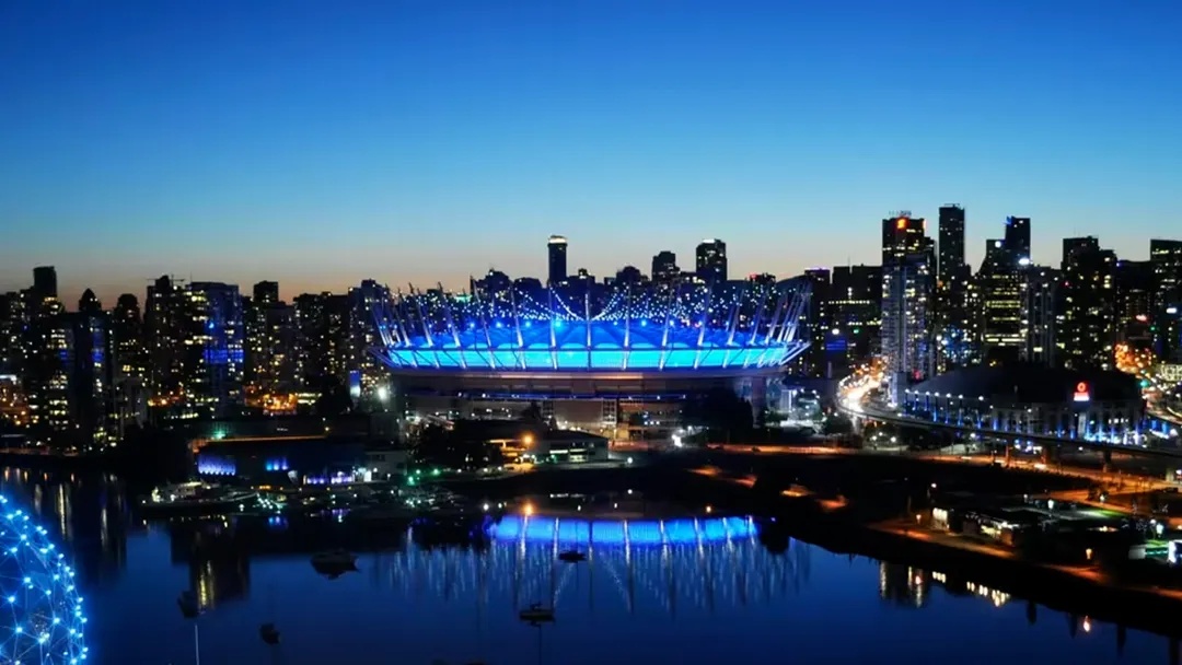 El estadio Estadio BC Place Vancouver (Canadá) se inauguró en 1983 y las renovaciones hechas para el reciente Mundial la convirtieron en una impresionante pieza de arquitectura.