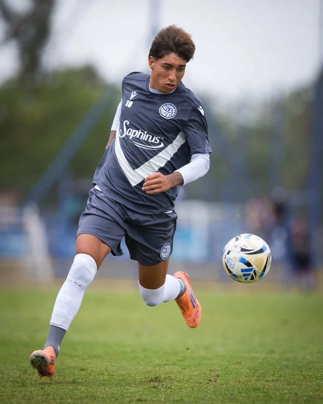 Maher Carrizo fue titular en el amistoso de Vélez frente a Midland. 