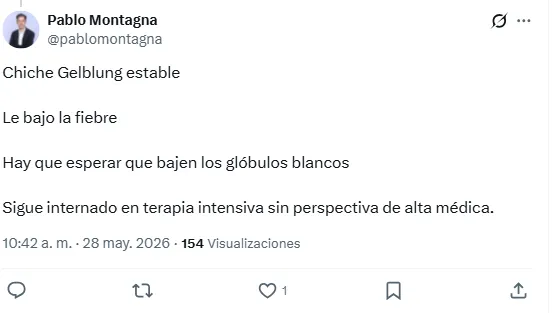 Pablo Montagna sobre Chiche Gelblung. 