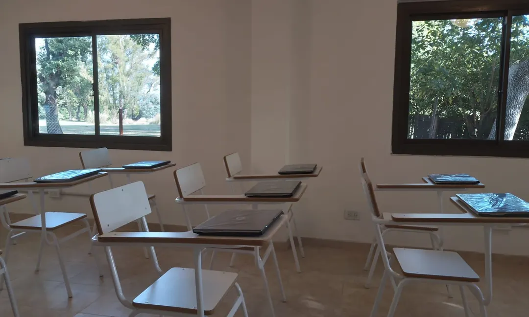 Una de las aulas del Hub. 