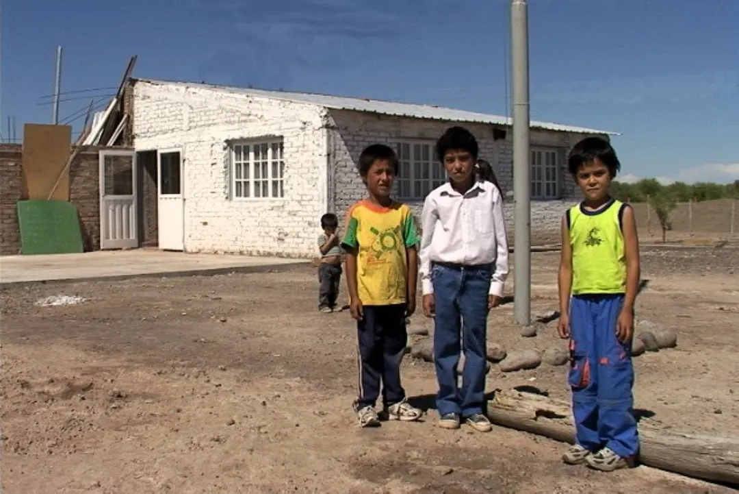 Niños del secano en su escuela 