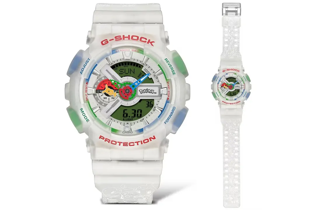 La tapa trasera de acero inoxidable muestra el grabado conmemorativo del G-Shock.