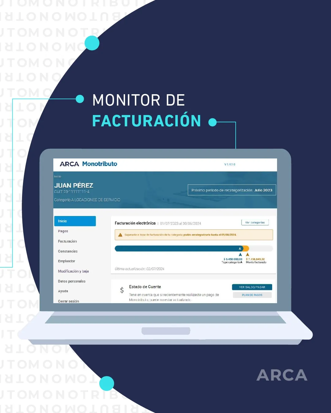 El Monitor de Facturación permite controlar los ingresos en tiempo real.