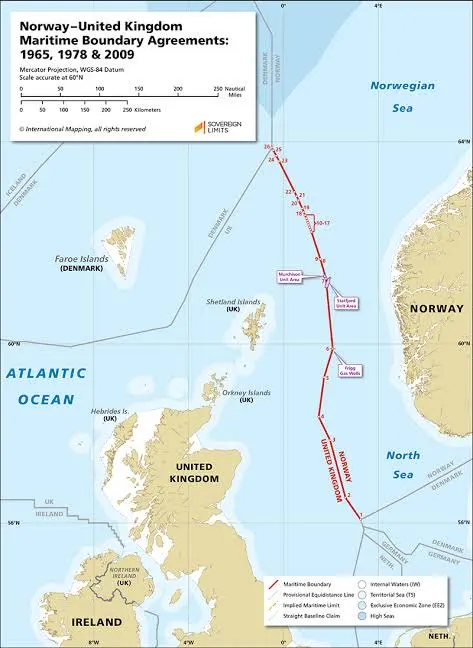 Noruega e Inglaterra se conectan vía marítima. 