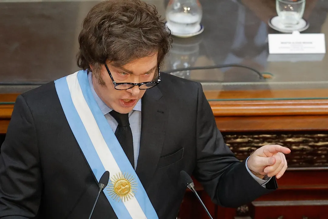 La oposición busca limitar los ataques de Javier Milei a periodistas Foto: EFE