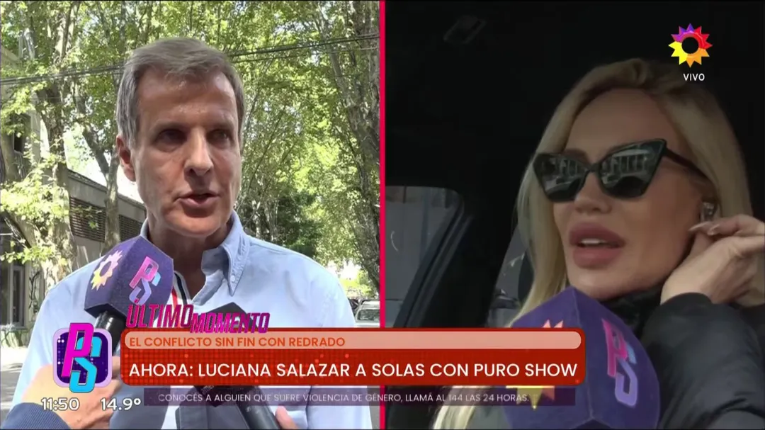 Luciana Salazar se quebró al aire al hablar de la disputa con Martín Redrado.