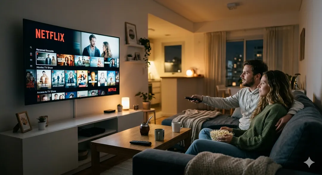 Netflix es una de las plataformas más elegidas. Fuente: IA Gemini.