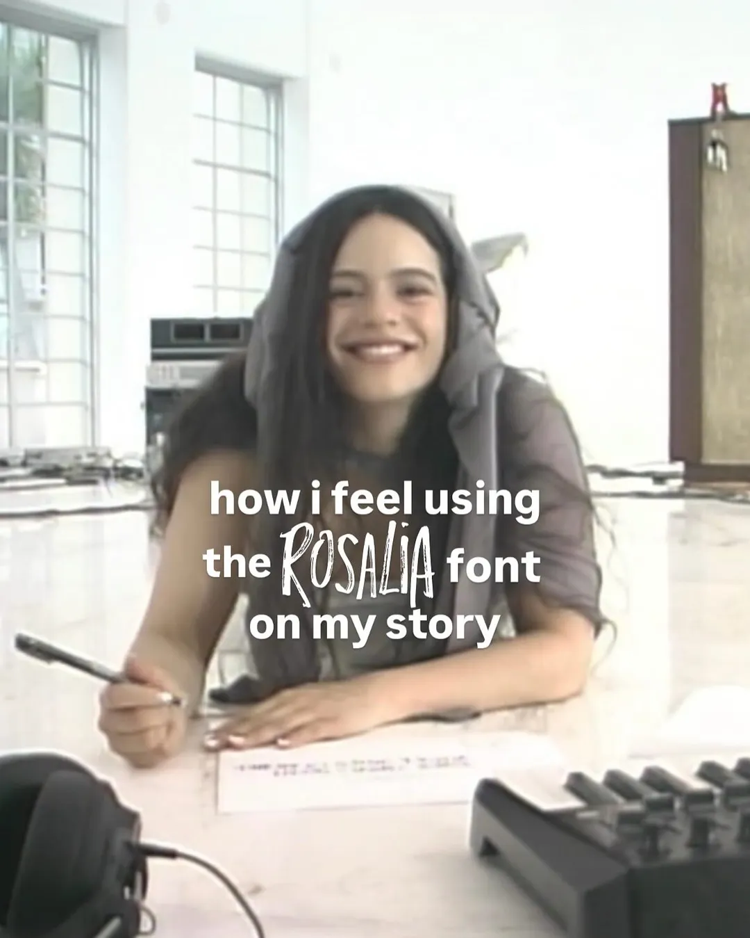 La tipografía de Rosalía se ha vuelto viral en todo el mundo.