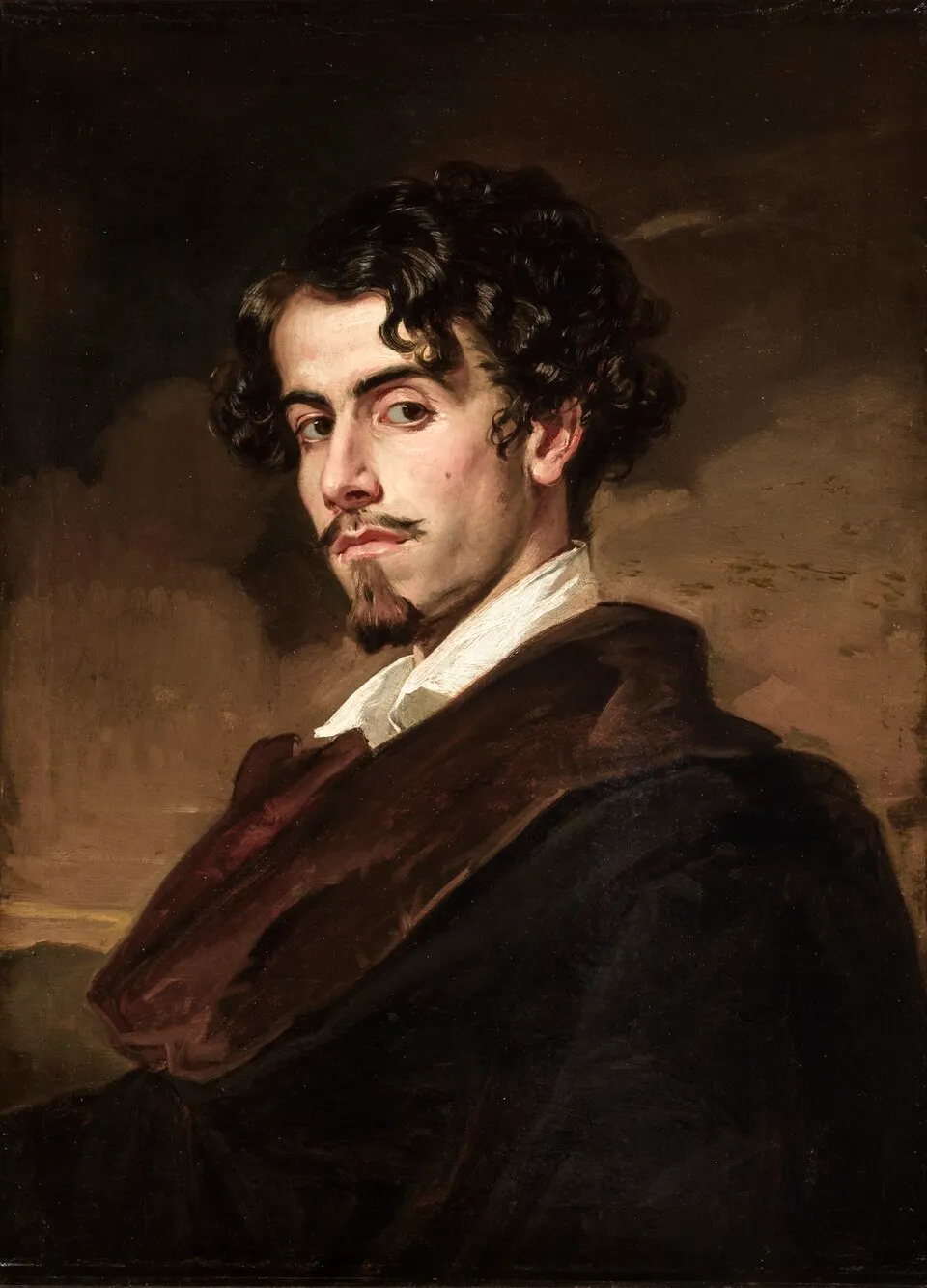 Retrato atribuido a Gustavo Adolfo Bécquer.