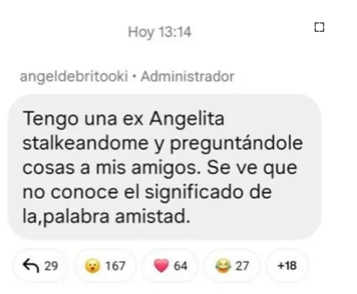 La segunda parte del intercambio.