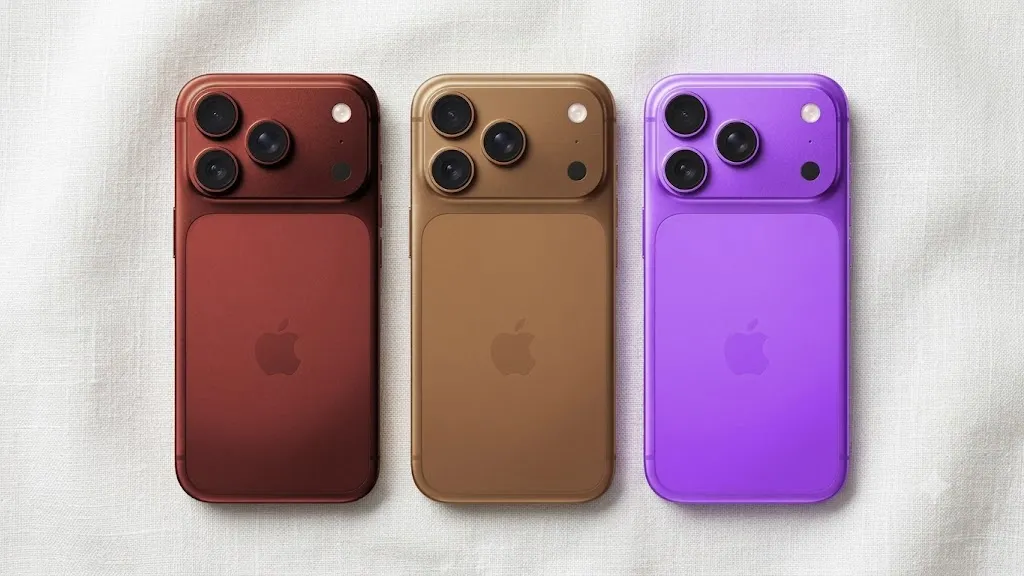 Los colores del próximo iPhone 18 Pro