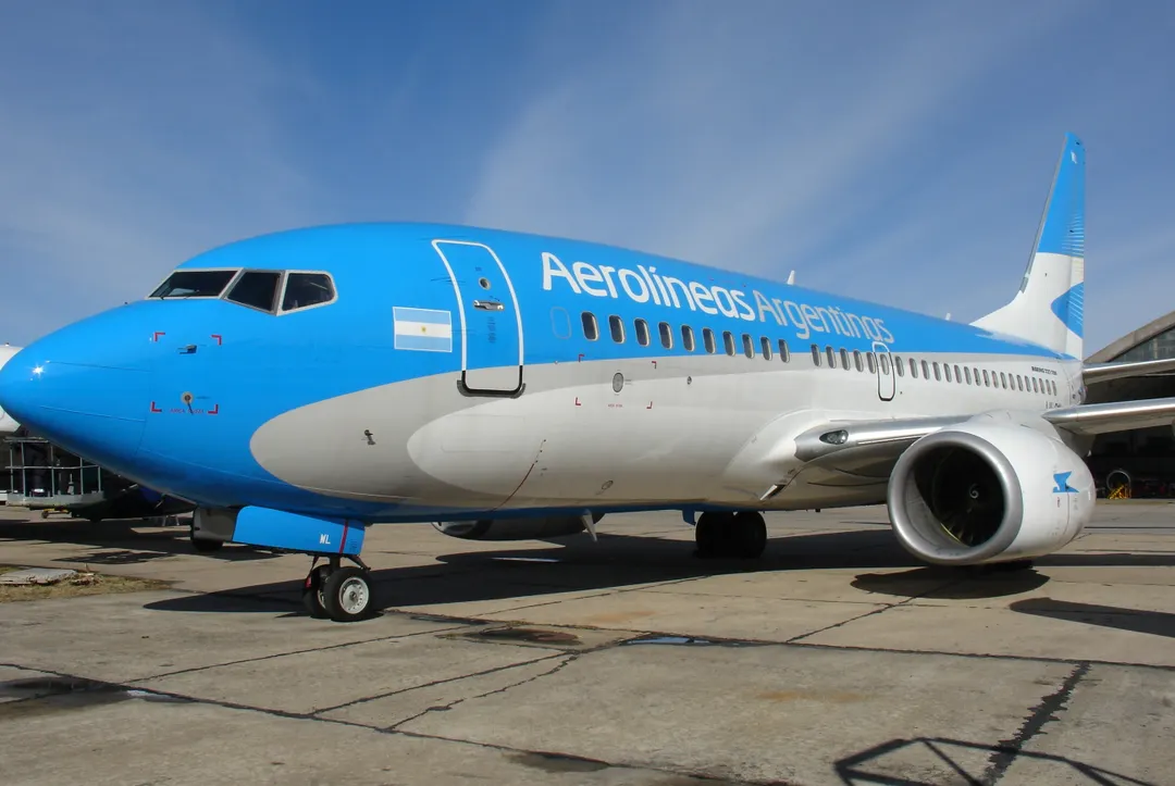 Aerolíneas Argentinas.