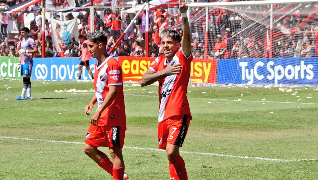 El Mágico González en el Deportivo Maipú, sus inicios. Foto: Maipú