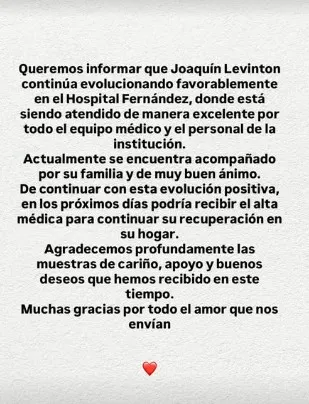 El posteo de Turf sobre Levinton.
