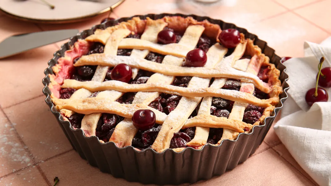 Deliciosa receta de tarta de cerezas