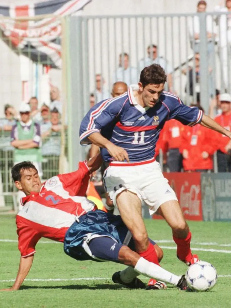 Francia eliminó a Paraguay en octavos de final del Mundial 1998, la primera vez que levantaron la Copa del Mundo.