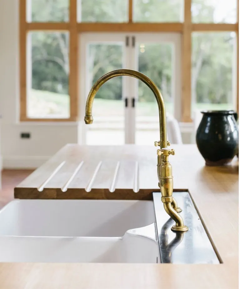Una canilla vieja.  Crédito de la imagen: deVOL Kitchens.