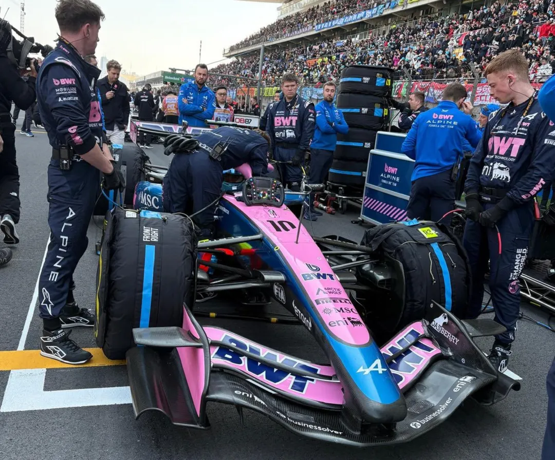 Pierre Gasly tuvo una gran performance en la qualy sprint del GP de China. 