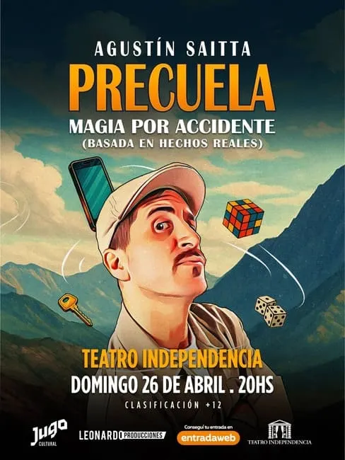 Agustín Saitta se presenta en el Teatro Independencia. 