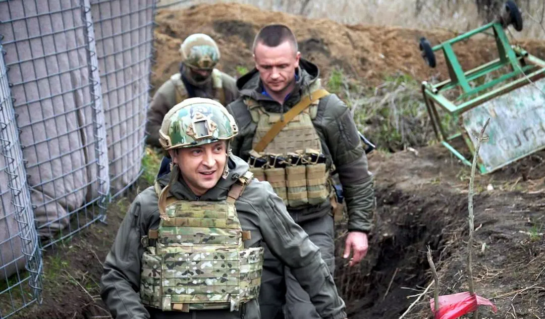Zelenski, satisfecho con el poder de fuego de Ucrania en suelo de Rusia. Foto Efe