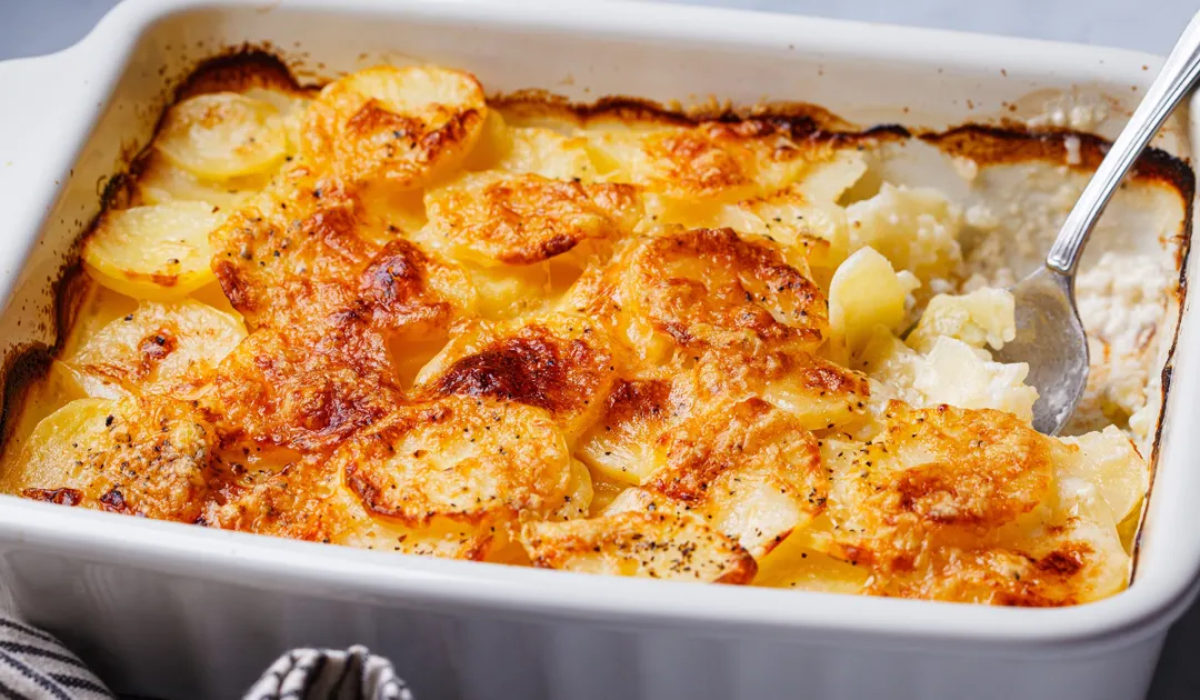 Papas gratinadas con crema, la receta perfecta