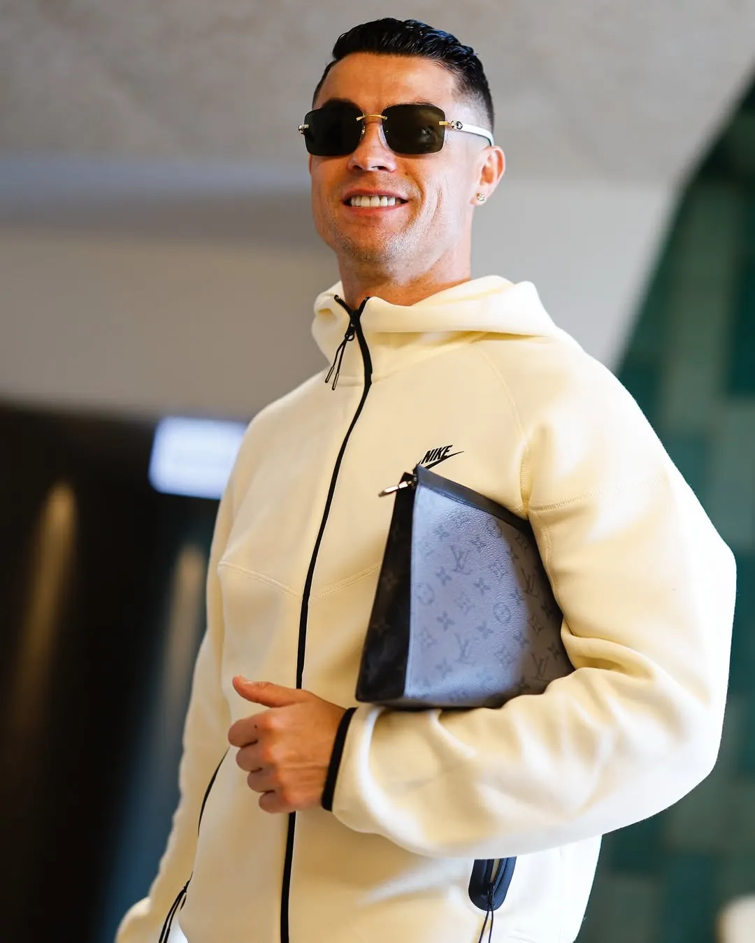 Cristiano Ronaldo apostó por la moda urbana.
