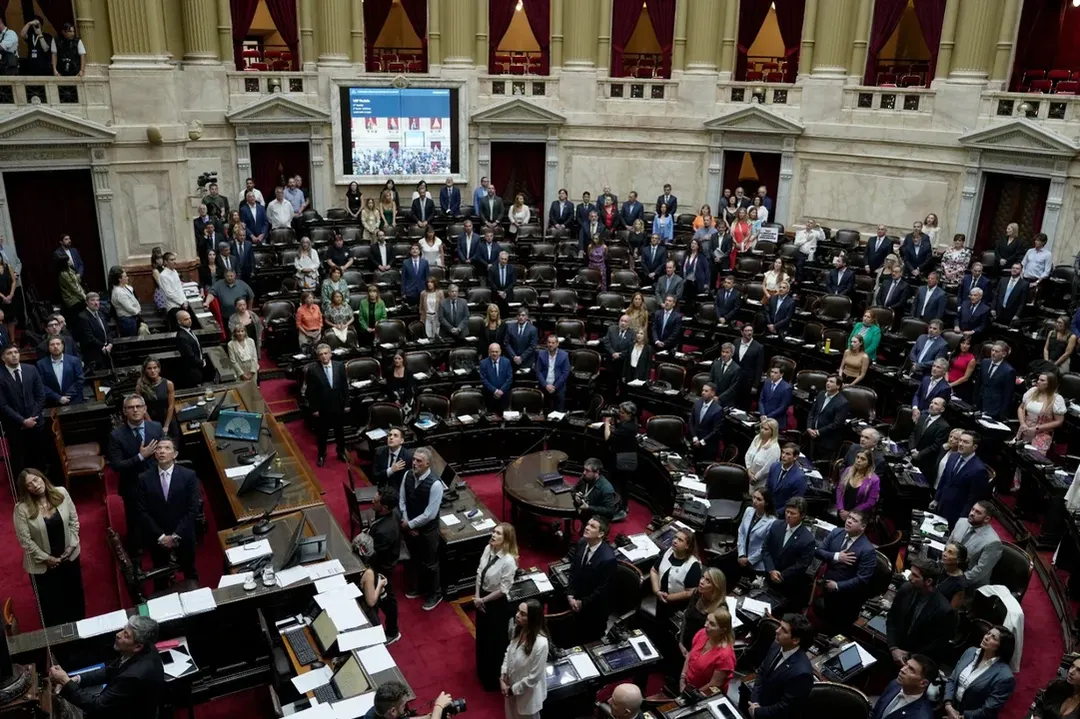 El diputado mendocino de La Libertad Avanza, Álvaro Martínez, defendió el proyecto de baja de la edad de imputabilidad durante su discurso en el Congreso.
