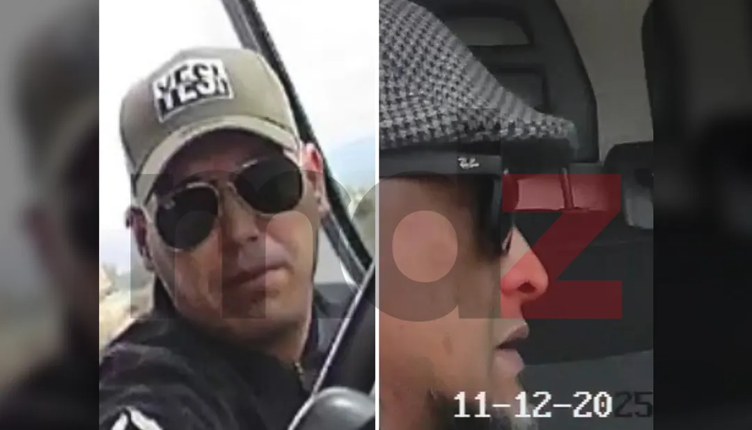 La cámara de seguridad del utilitario en el que viajaban las víctimas captó a los autores del asalto. 