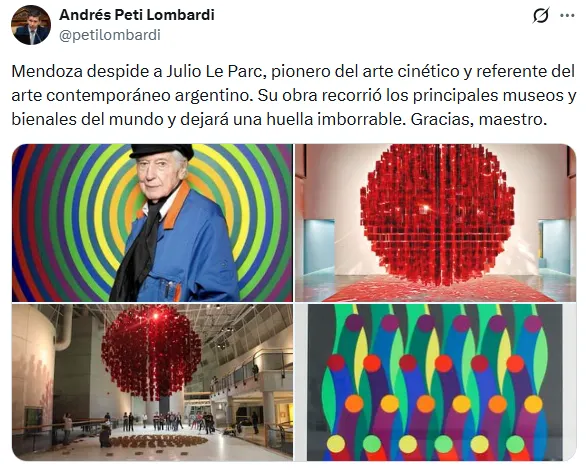 Andrés Lombardi, presidente de la Cámara de Diputados de Mendoza. 