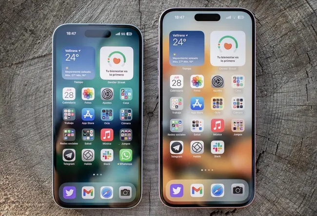 iPhone 15 y iPhone 15 Plus.