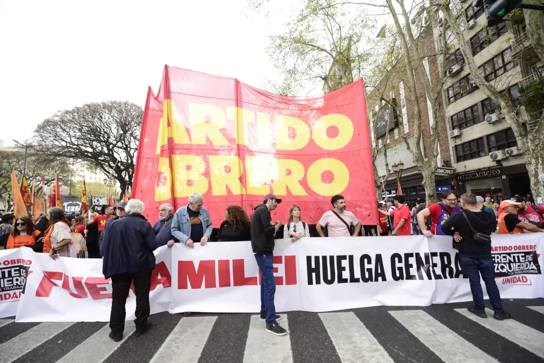 El partido obrero dijo presente / Foto: Juan Mateo Aberastain