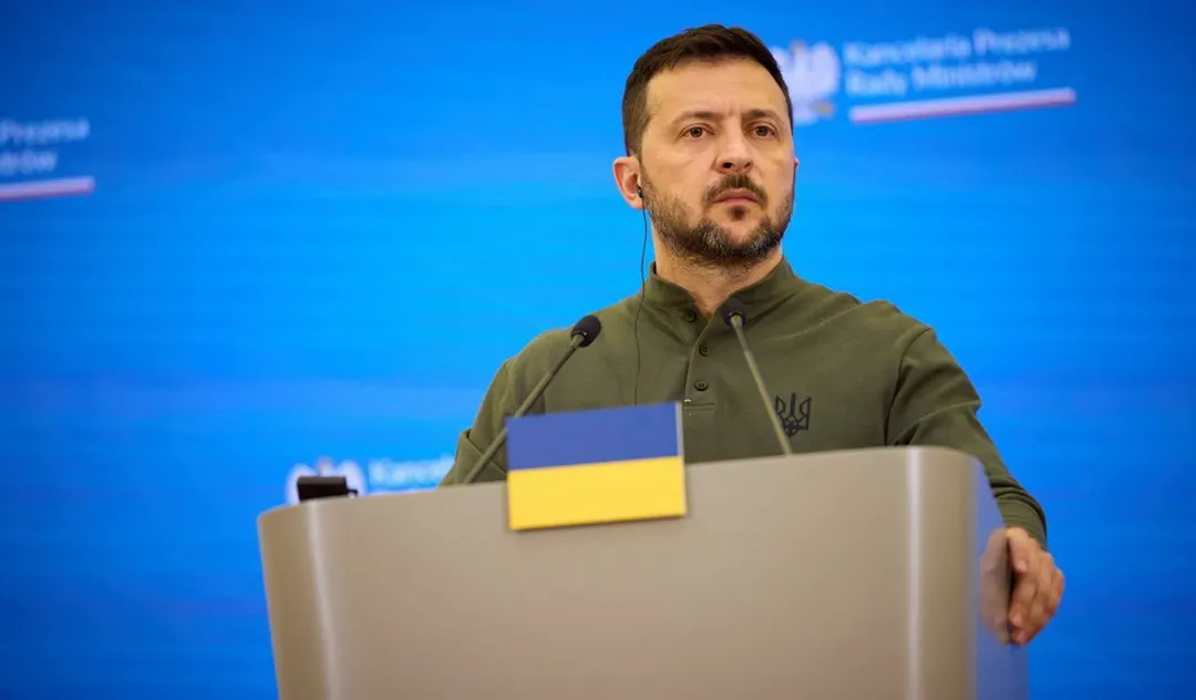 El mandatario de Ucrania, Volodímir Zelenski, quiere más apoyo de Europa en la guerra. Foto Dpa