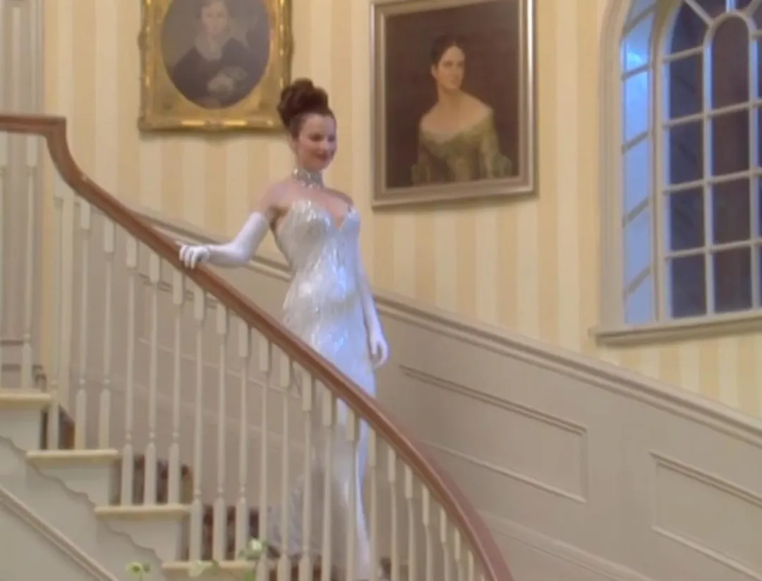 Fran Drescher en La Niñera lució un deslumbrante diseño de Bob Mackie.