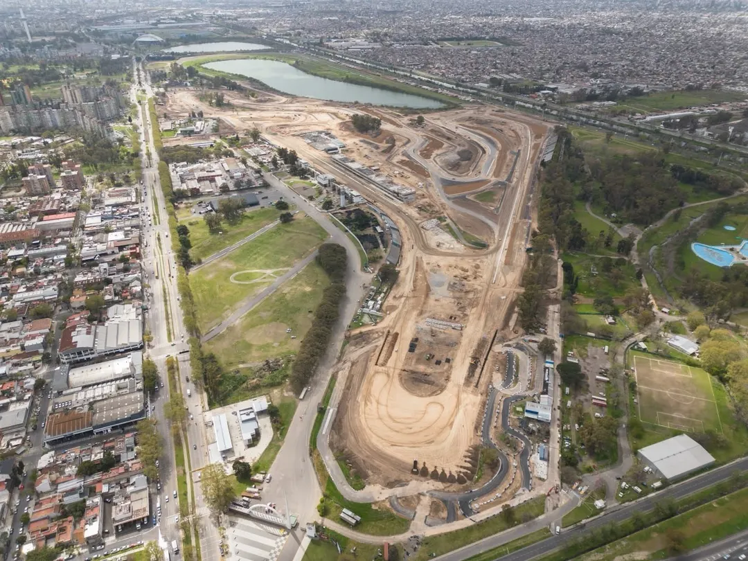 Las obras en el Autódromo de Buenos Aires ya avanzaron en más de la mitad.