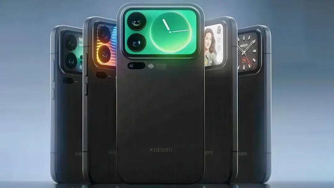 Pantalla en la cubierta de los Xiaomi 17 Pro.