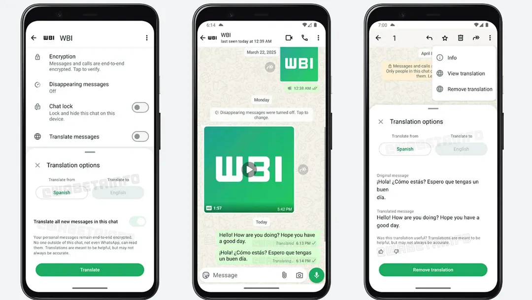 La nueva función de traducción de mensajes en WhatsApp ya está disponible para Android y iPhone.