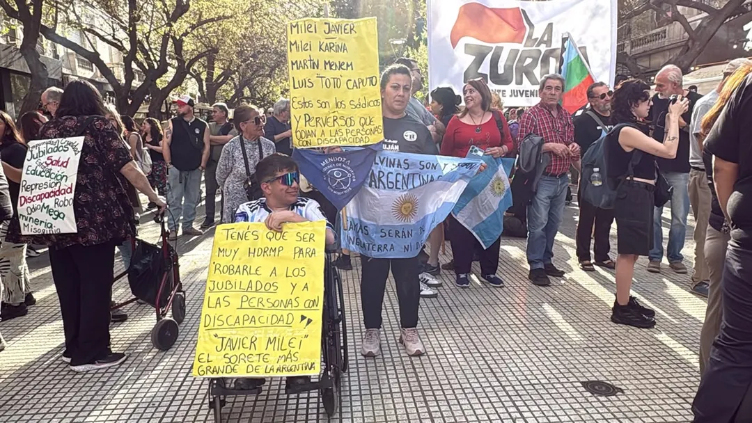 Discapacidad y los jubilados estuvieron en el centro de los reclamos.
