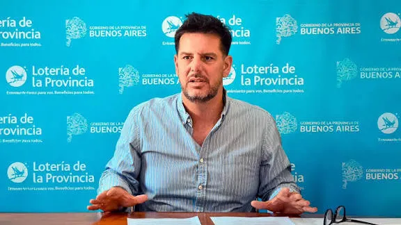 Gonzalo Atanasof, titular de lotería de la provincia de Buenos Aires creo una caja de mas de 40 mil millones de pesos mensuales extras para Kicillof
